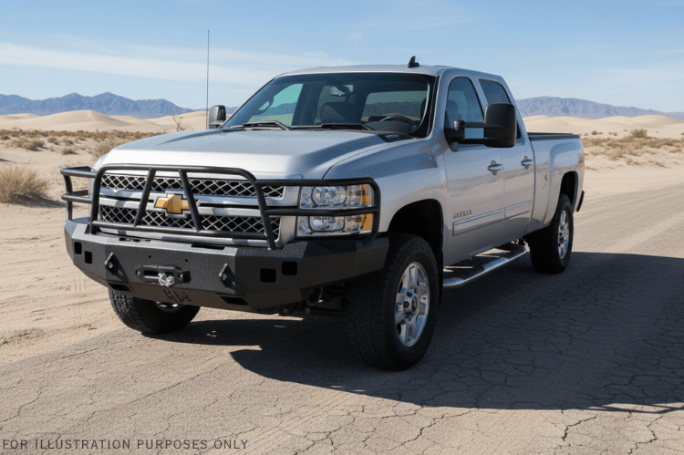 2014 Chevy Silverado 2500HD Overland Adventure Kit -  Hammerhead Armor + Warn Winch + Truxedo Rack + ARB Rooftop Tent