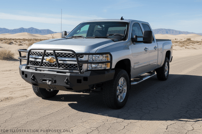 2014 Chevy Silverado 2500HD Overland Adventure Kit -  Hammerhead Armor + Warn Winch + Truxedo Rack + ARB Rooftop Tent