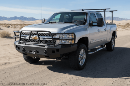 2014 Chevy Silverado 2500HD Overland Adventure Kit -  Hammerhead Armor + Warn Winch + Truxedo Rack + ARB Rooftop Tent