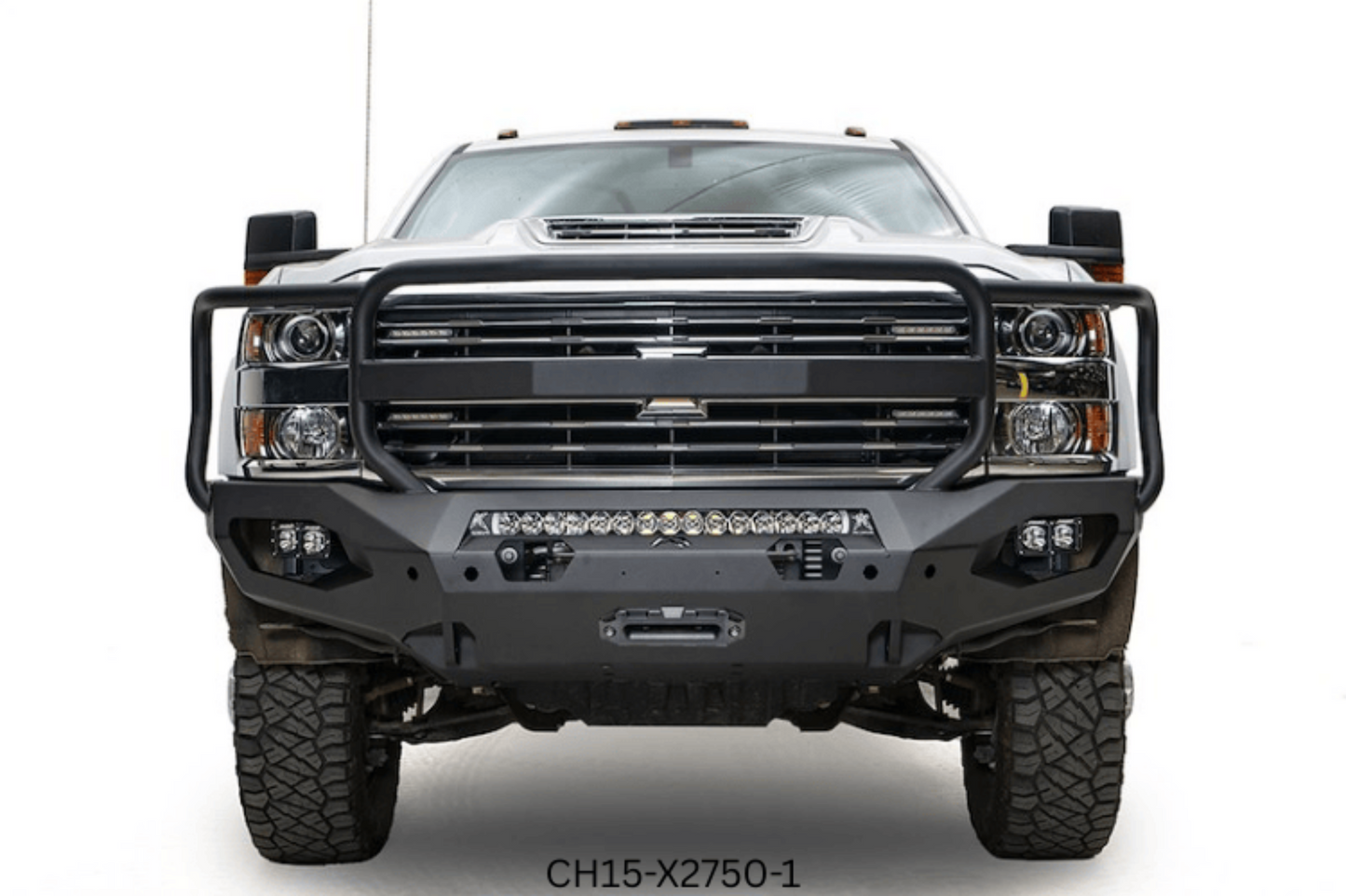 2019 Chevy Silverado 2500HD Overland Adventure Kit -  Fab Fours + Warn Winch + Truxedo Rack + ARB Rooftop Tent