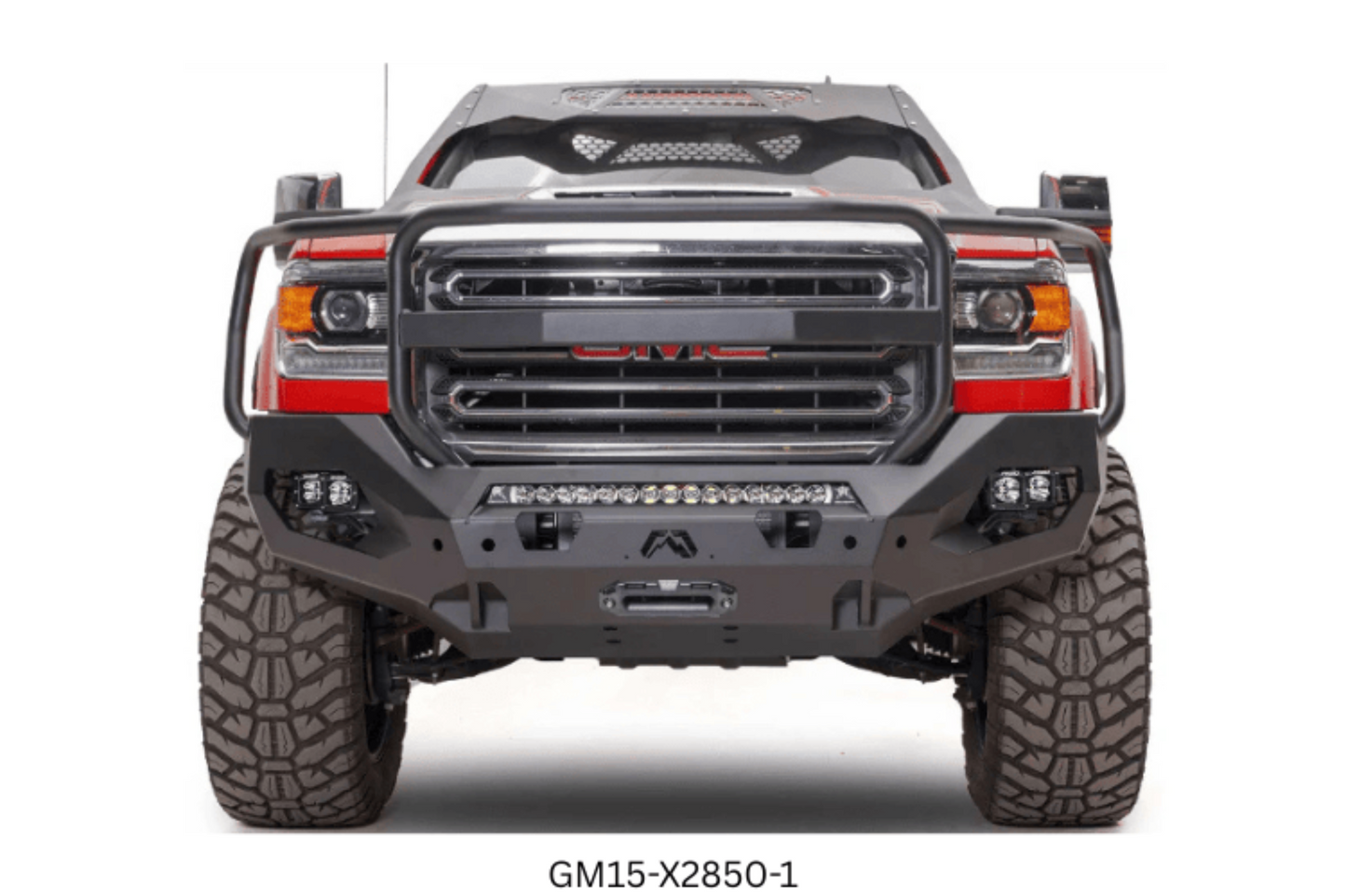 2019 GMC Sierra 2500HD Overland Adventure Kit -  Fab Fours + Warn Winch + Truxedo Rack + ARB Rooftop Tent