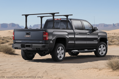 2019 GMC Sierra 2500HD Overland Adventure Kit -  Fab Fours + Warn Winch + Truxedo Rack + ARB Rooftop Tent