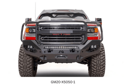2023 GMC Sierra 2500HD Overland Adventure Kit - Fab Fours + Warn Winch + Truxedo Rack + ARB Rooftop Tent