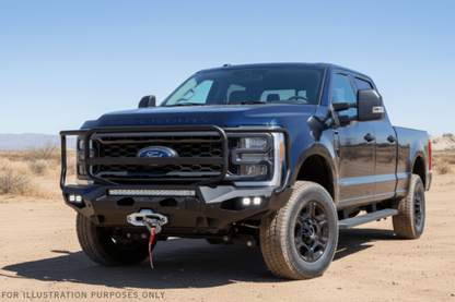 2023 Ford F250 Superduty Overland Adventure Kit - Fab Fours + Warn Winch + Truxedo Rack + ARB Rooftop Tent