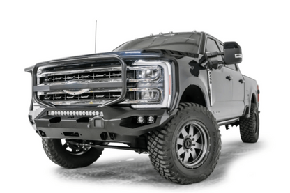 2023 Ford F250 Superduty Overland Adventure Kit - Fab Fours + Warn Winch + Truxedo Rack + ARB Rooftop Tent