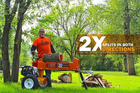 20 Ton Brave Two Way Log Splitter  - PCLS2013GC
