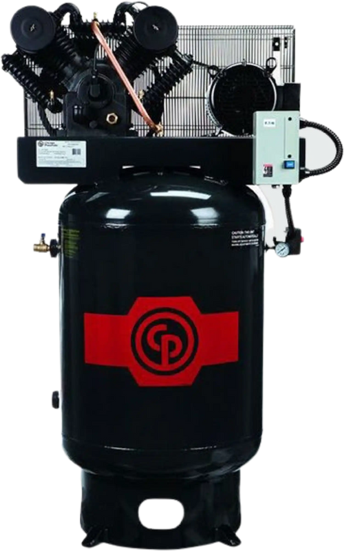 Chicago Pneumatic RCP-C10123VS Air Compressor 10HP 120 Gal. Two Stage 3-Phase 208-230V Iron Series New - 8090253066