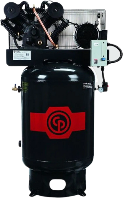Chicago Pneumatic RCP-C10123VS Air Compressor 10HP 120 Gal. Two Stage 3-Phase 208-230V Iron Series New - 8090253066