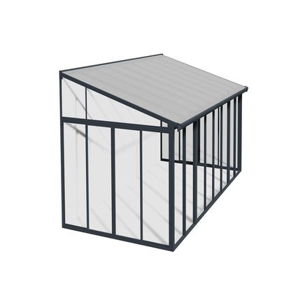 Palram - Canopia | SanRemo 10x18 ft Patio Enclosure - Gray/Clear - HG9065