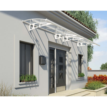 Palram - Canopia | Bordeaux Awning - White/Diffused Clear - 5 ft Wide - HG9561
