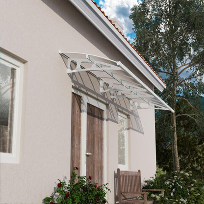 Palram - Canopia | Bordeaux Awning - White/Diffused Clear - 5 ft Wide - HG9561