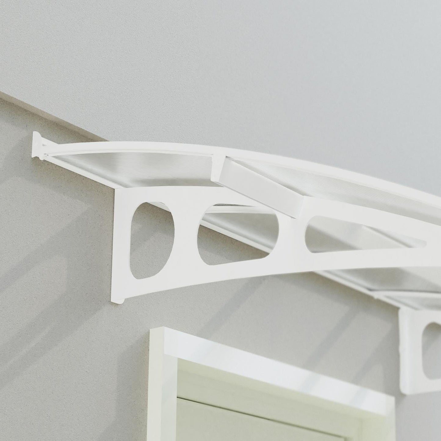 Palram - Canopia | Bordeaux Awning - White/Diffused Clear - 5 ft Wide - HG9561