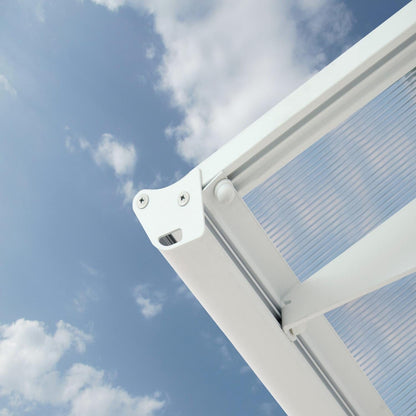 Palram - Canopia | Bordeaux Awning - White/Diffused Clear - 5 ft Wide - HG9561