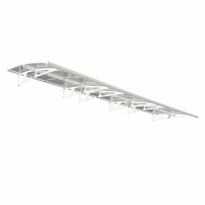 Palram - Canopia | Bordeaux Awning - White/Diffused Clear - 5 ft Wide - HG9561