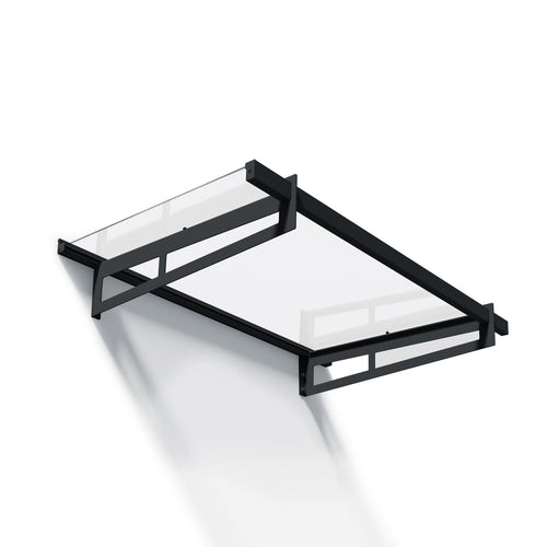 Palram - Canopia | Bremen Door Awning - Gray/Clear - HG9588