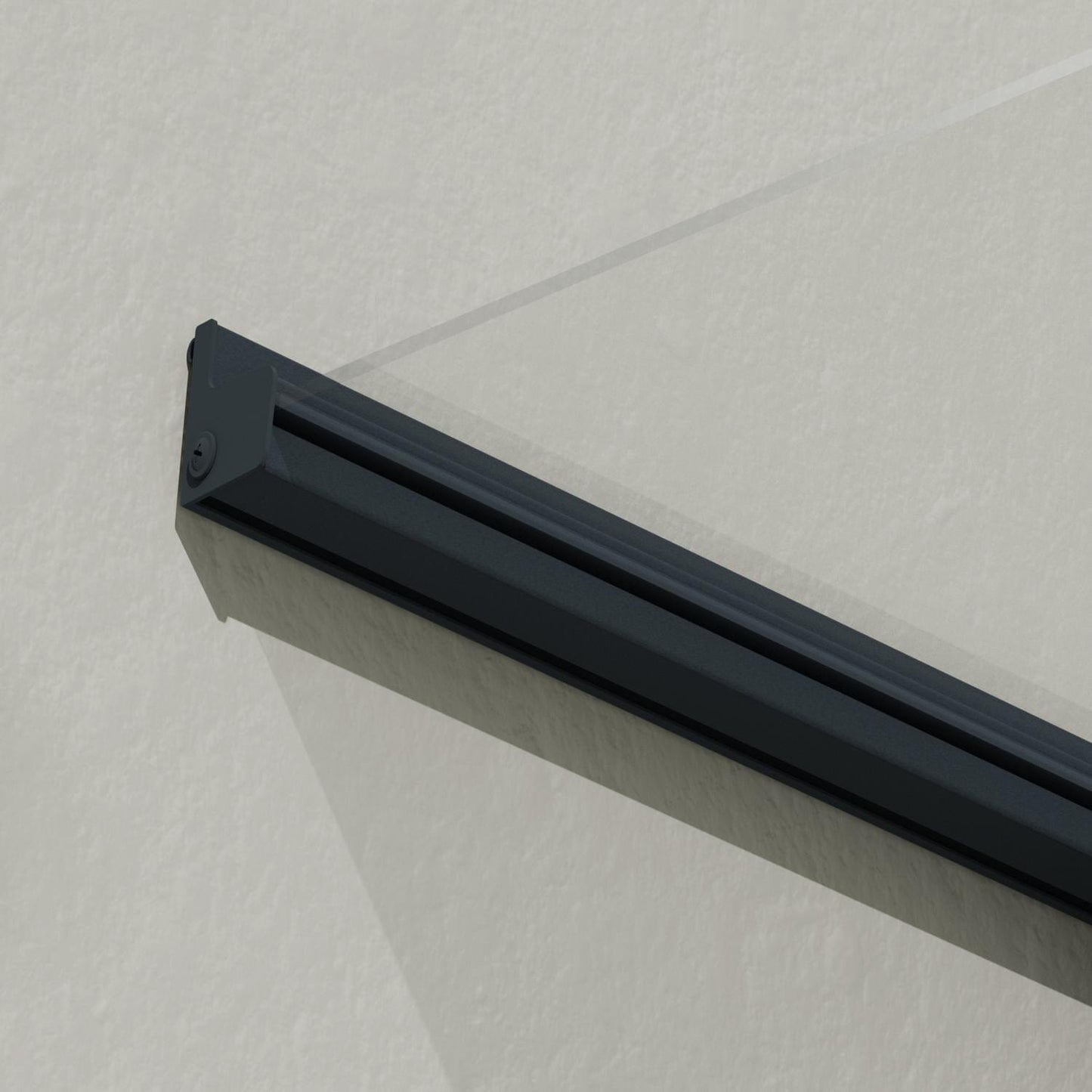 Palram - Canopia | Bremen Door Awning - Gray/Clear - HG9588