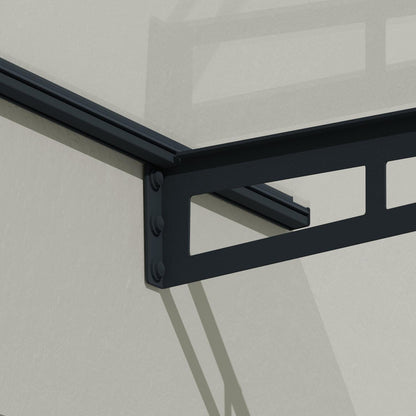 Palram - Canopia | Bremen Door Awning - Gray/Clear - HG9588