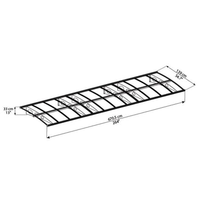 Palram - Canopia | Herald Door Awning - HG9580