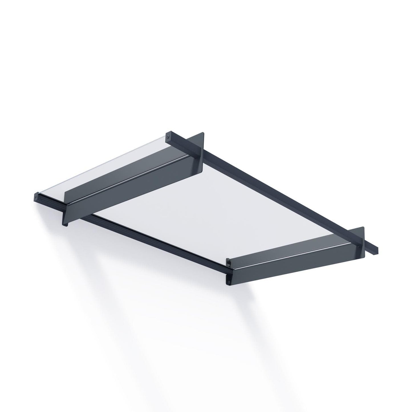 Palram - Canopia | Nancy Door Awning - Gray/Clear - HG9586