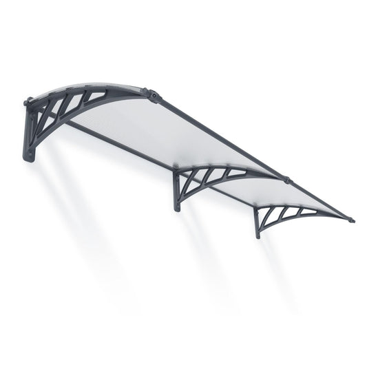Palram - Canopia | Neo 2360 8x3 ft Awning - Gray/Clear - HG9567