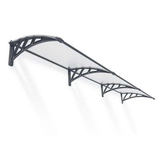 Palram - Canopia | Neo 3540 12x3 ft Awning - Gray/Clear - HG9568