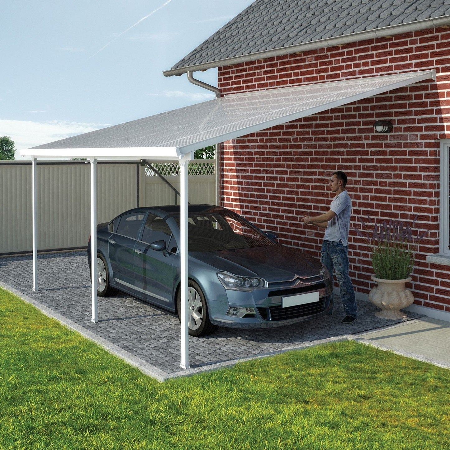 Palram - Canopia | 13 ft Wide Feria Carport - HG9140