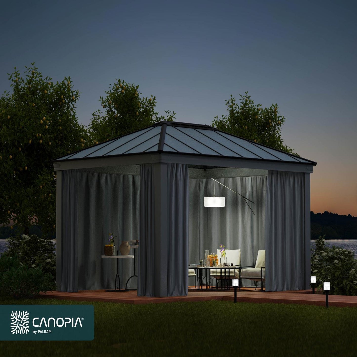 Palram - Canopia | Dallas 4900 12x16 ft Curtain Set - HG2006