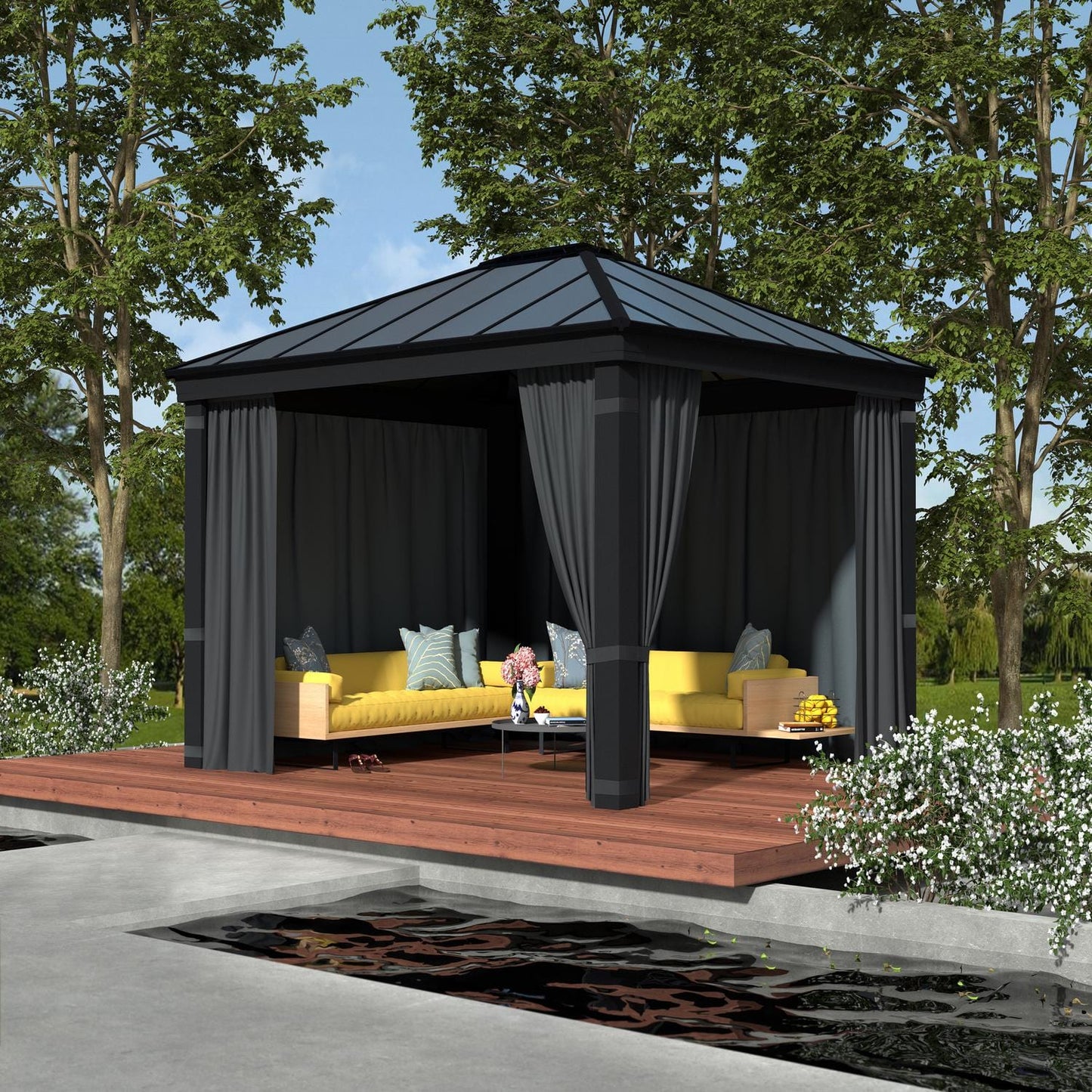 Palram - Canopia | Dallas 6100 12x20 ft Curtain Set - HG2007