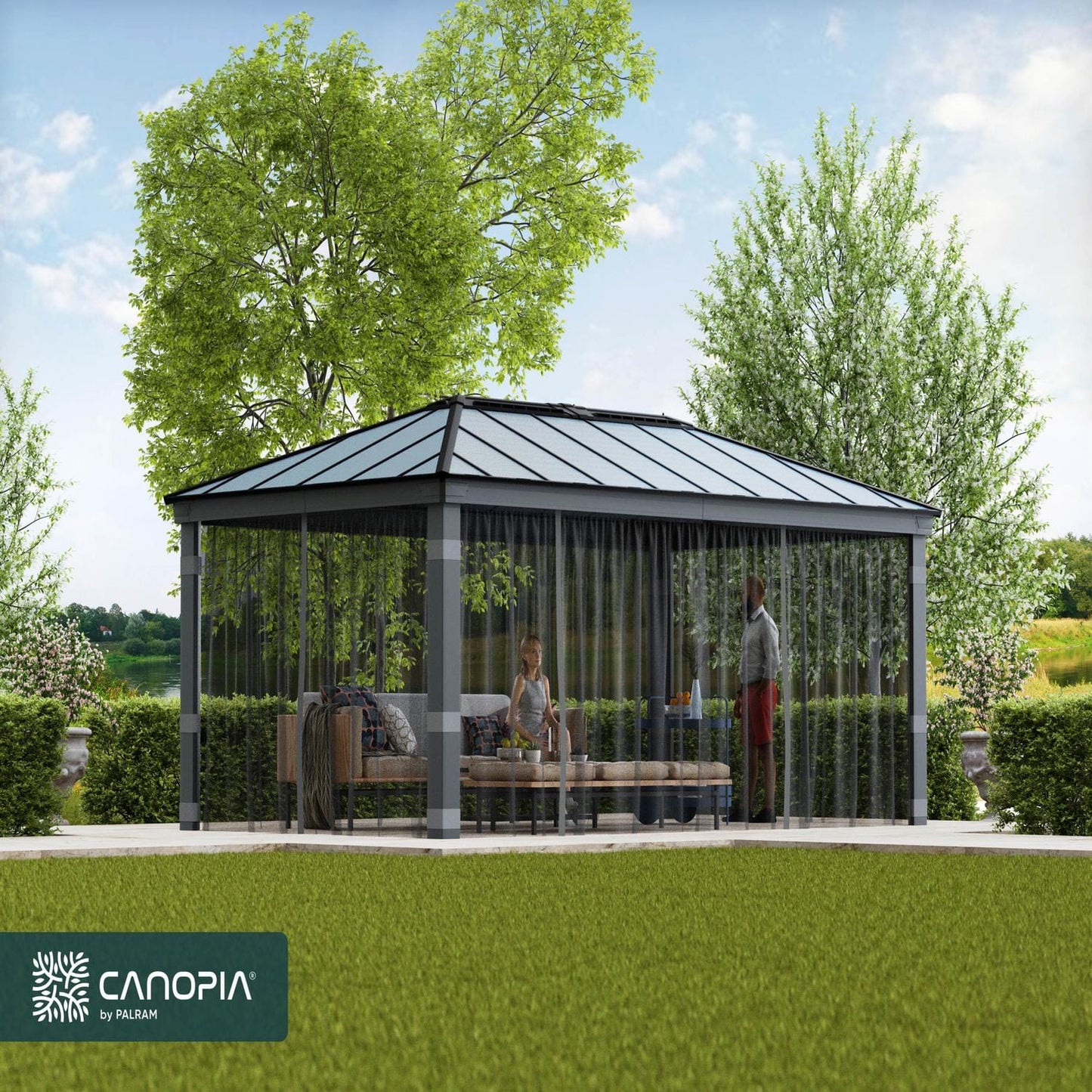 Palram - Canopia | Dallas 6100 12x20 Ft Netting Set - HG2010