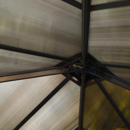 Palram - Canopia | Ledro Enclosed Gazebo - Gray - HG9190