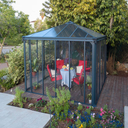 Palram - Canopia | Ledro Enclosed Gazebo - Gray - HG9190