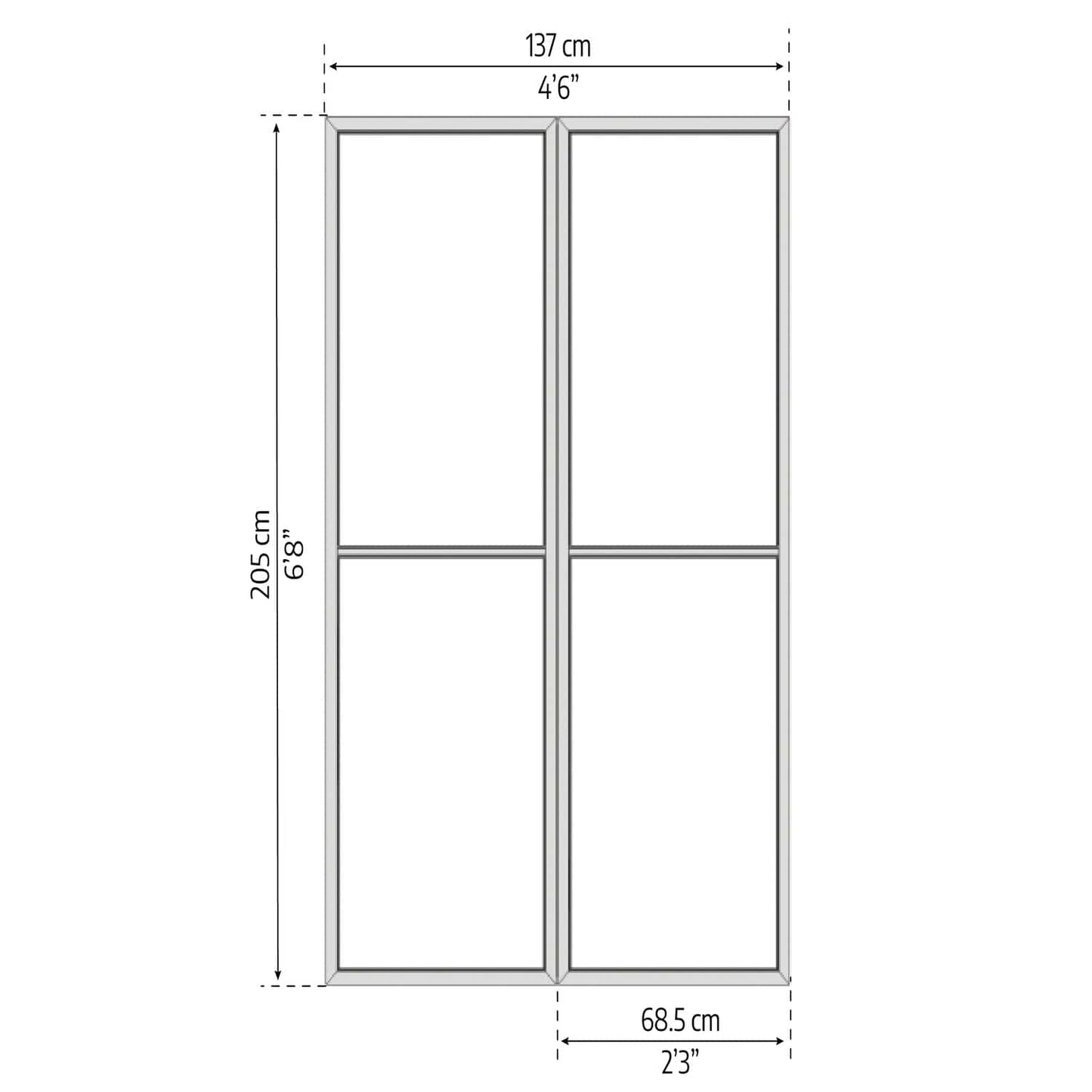 Palram - Canopia | Ledro Enclosed Gazebo - Gray - HG9190