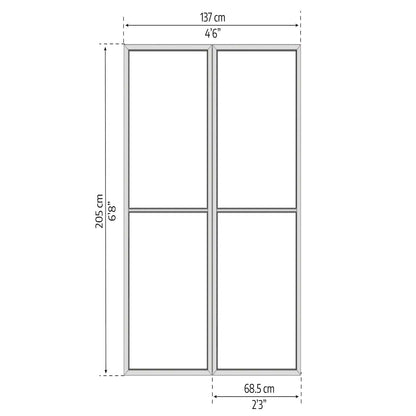 Palram - Canopia | Ledro Enclosed Gazebo - Gray - HG9190