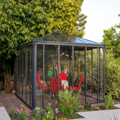 Palram - Canopia | Ledro Enclosed Gazebo - Gray - HG9190