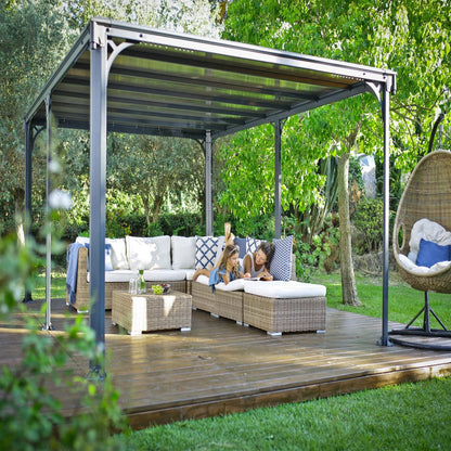 Palram - Canopia | Milano 4300 10x14 ft Gazebo - HG9173