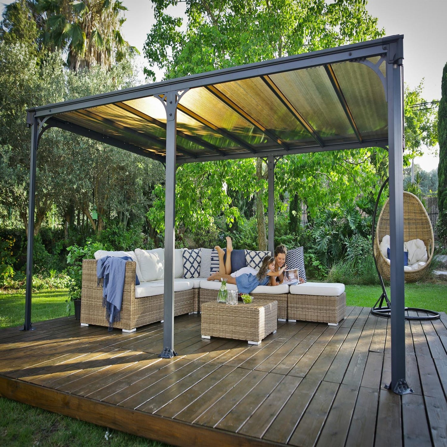 Palram - Canopia | Milano 4300 10x14 ft Gazebo - HG9173