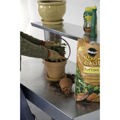 Palram  Poly-Tex | Galvanized Steel Garden Potting Table - HG2000