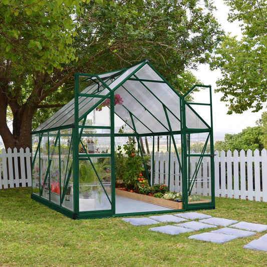 Palram - Canopia | Balance Greenhouse Kit With Clear 0.8mm Polycarbonate Glazing - HG6108G