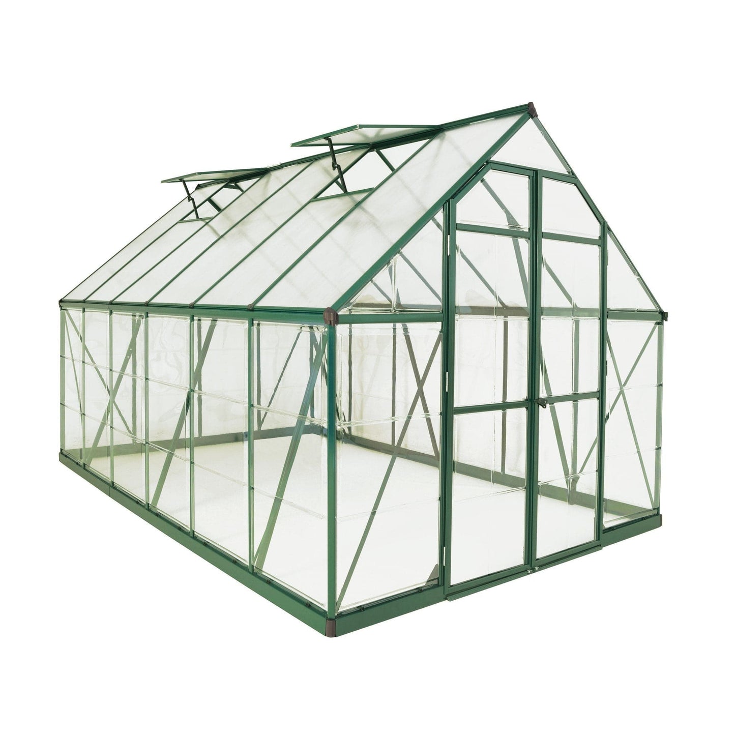 Palram - Canopia | Balance Greenhouse Kit With Clear 0.8mm Polycarbonate Glazing - HG6108G