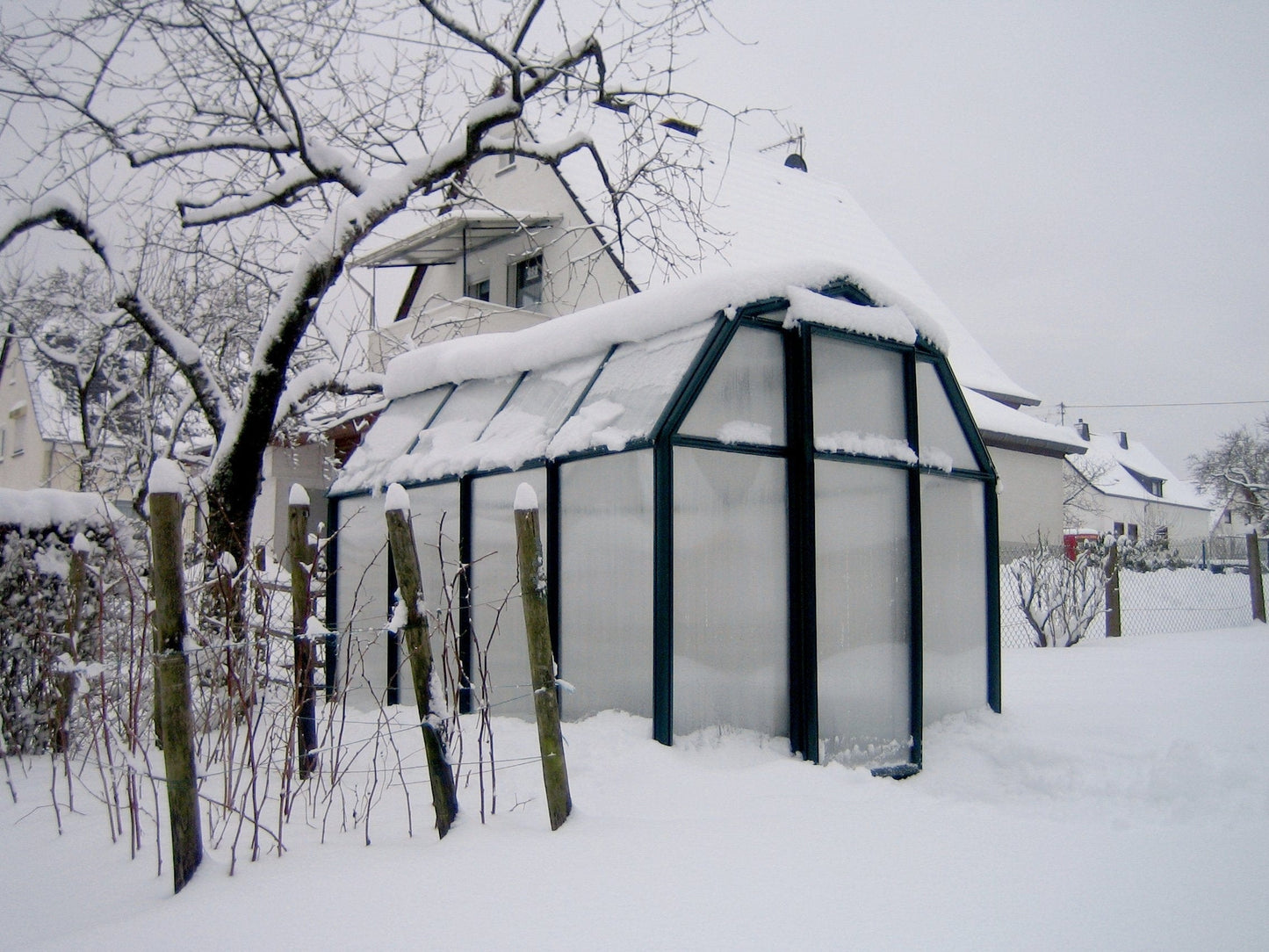 Palram - Canopia | EcoGrow Greenhouse Kit - 6 Ft Wide - Green With 6mm Twin-wall Polycarbonate Glazing - HG7006