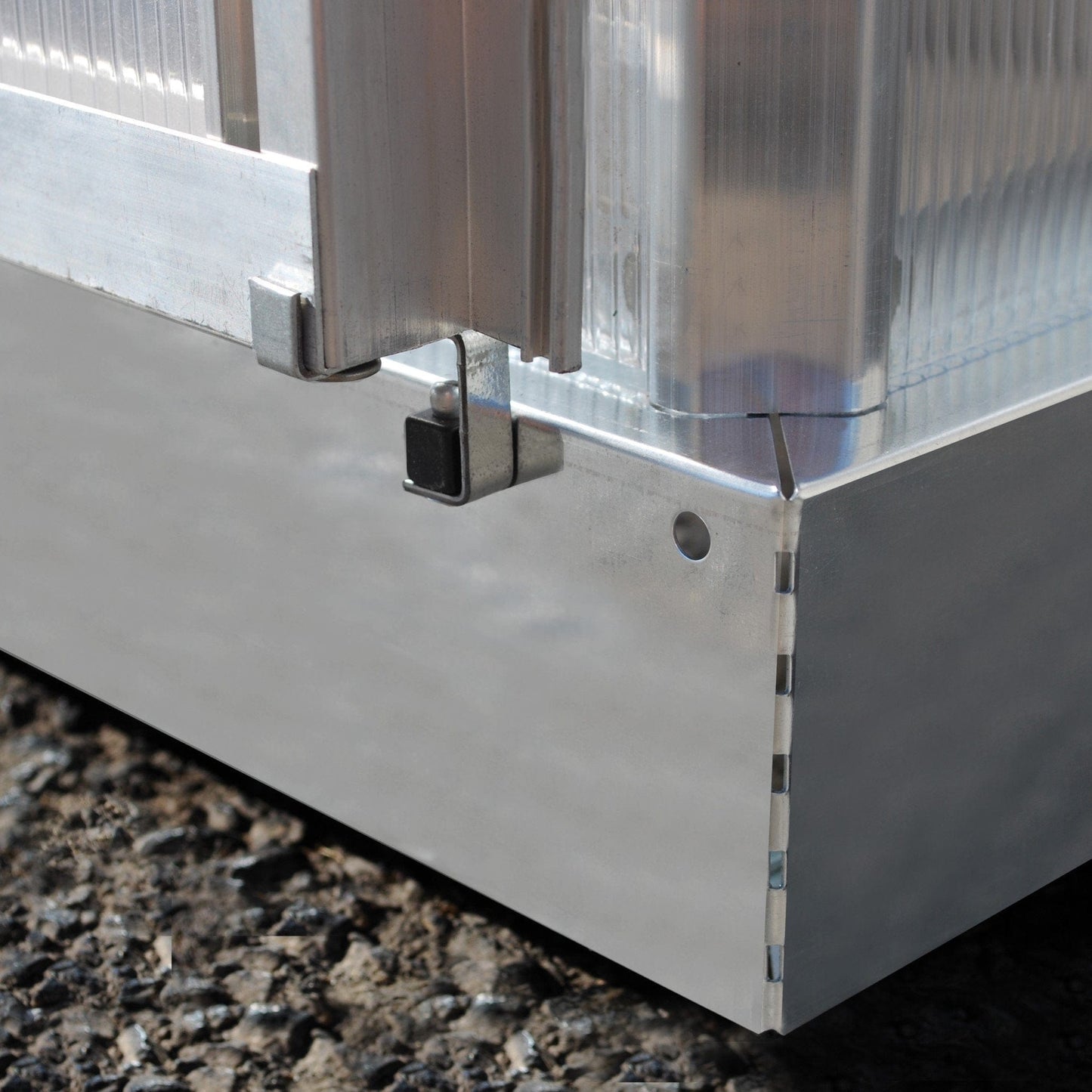 Palram - Canopia | Essence Greenhouse Kit - Silver With 4mm Twin-wall Polycarbonate Glazing - HG5812