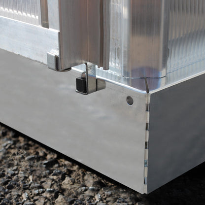 Palram - Canopia | Essence Greenhouse Kit - Silver With 4mm Twin-wall Polycarbonate Glazing - HG5812