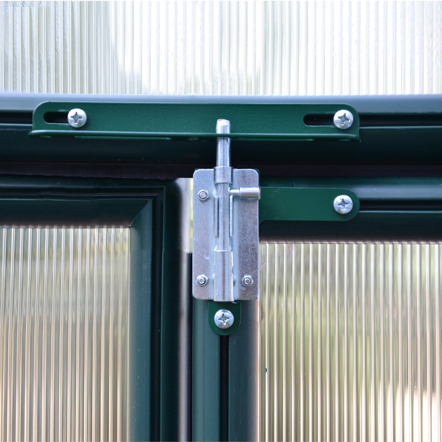 Palram - Canopia | Hobby Gardener Greenhouse Kit - 8 Ft Wide - Green With 6mm Twin-wall Polycarbonate Glazing - HG7108