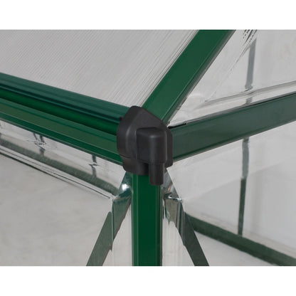Palram - Canopia | Mythos Greenhouse Kit - 6 Ft Wide - Green With 4mm Twin-wall Polycarbonate Glazing - HG5005G