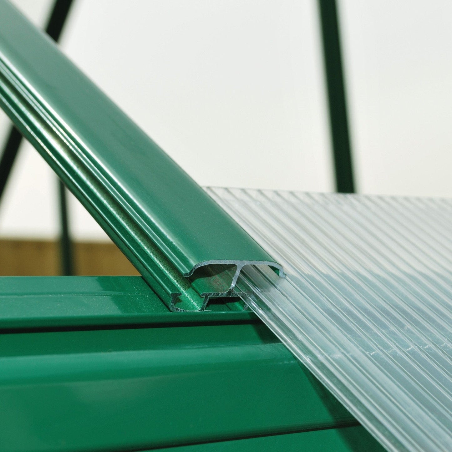 Palram - Canopia | Mythos Greenhouse Kit - 6 Ft Wide - Green With 4mm Twin-wall Polycarbonate Glazing - HG5005G
