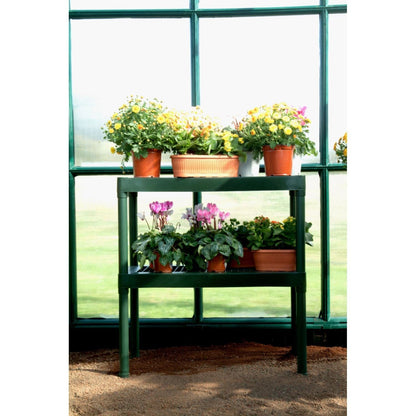 Palram - Canopia | 8x8 Ft Prestige Diffused Greenhouse Kit Package - Green With 6mm Twin-wall Polycarbonate Glazing - HG7308