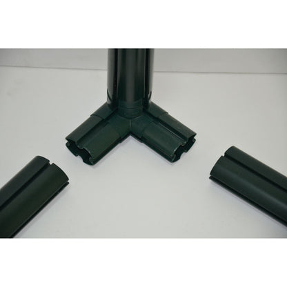 Palram - Canopia | 8x8 Ft Prestige Diffused Greenhouse Kit Package - Green With 6mm Twin-wall Polycarbonate Glazing - HG7308