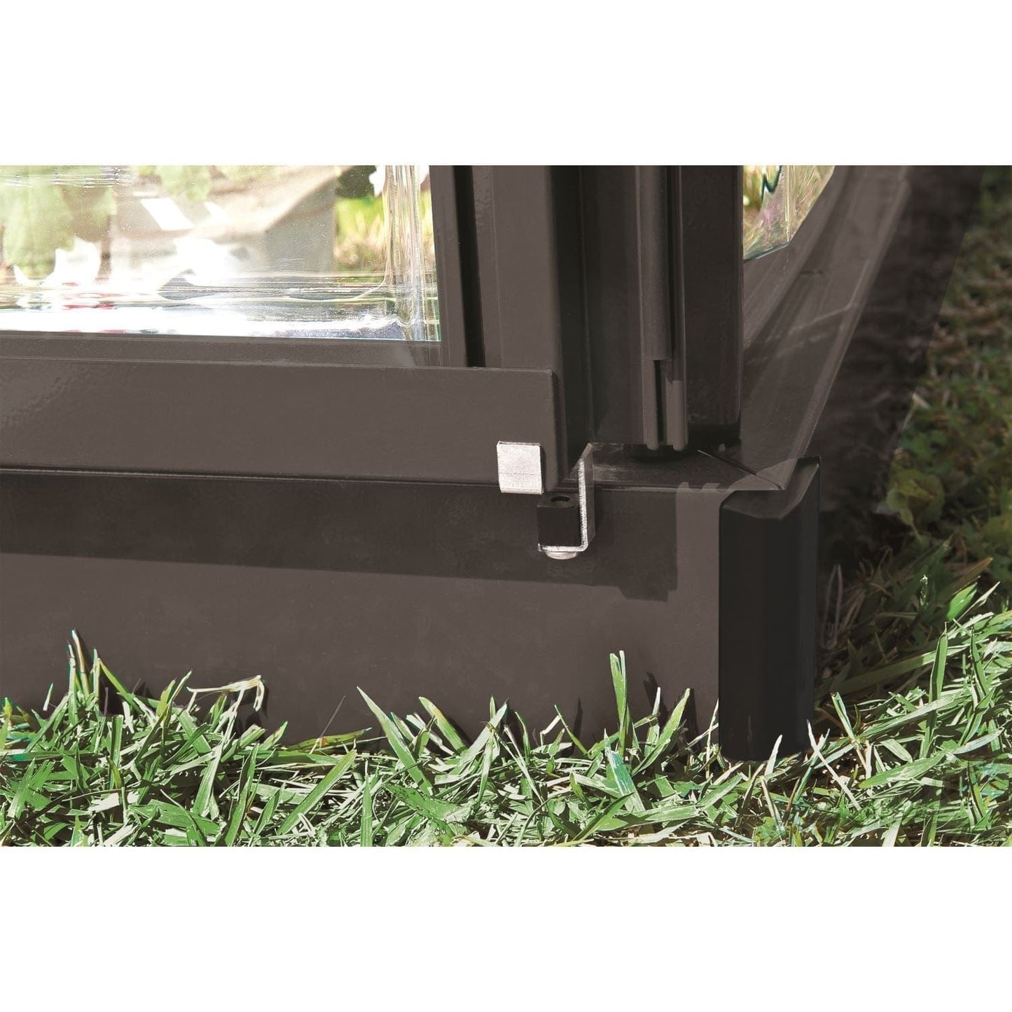 Palram - Canopia | 6x10 Ft Mythos Greenhouse Kit - Gray With 4mm Twin-wall Polycarbonate Glazing - HG5010Y