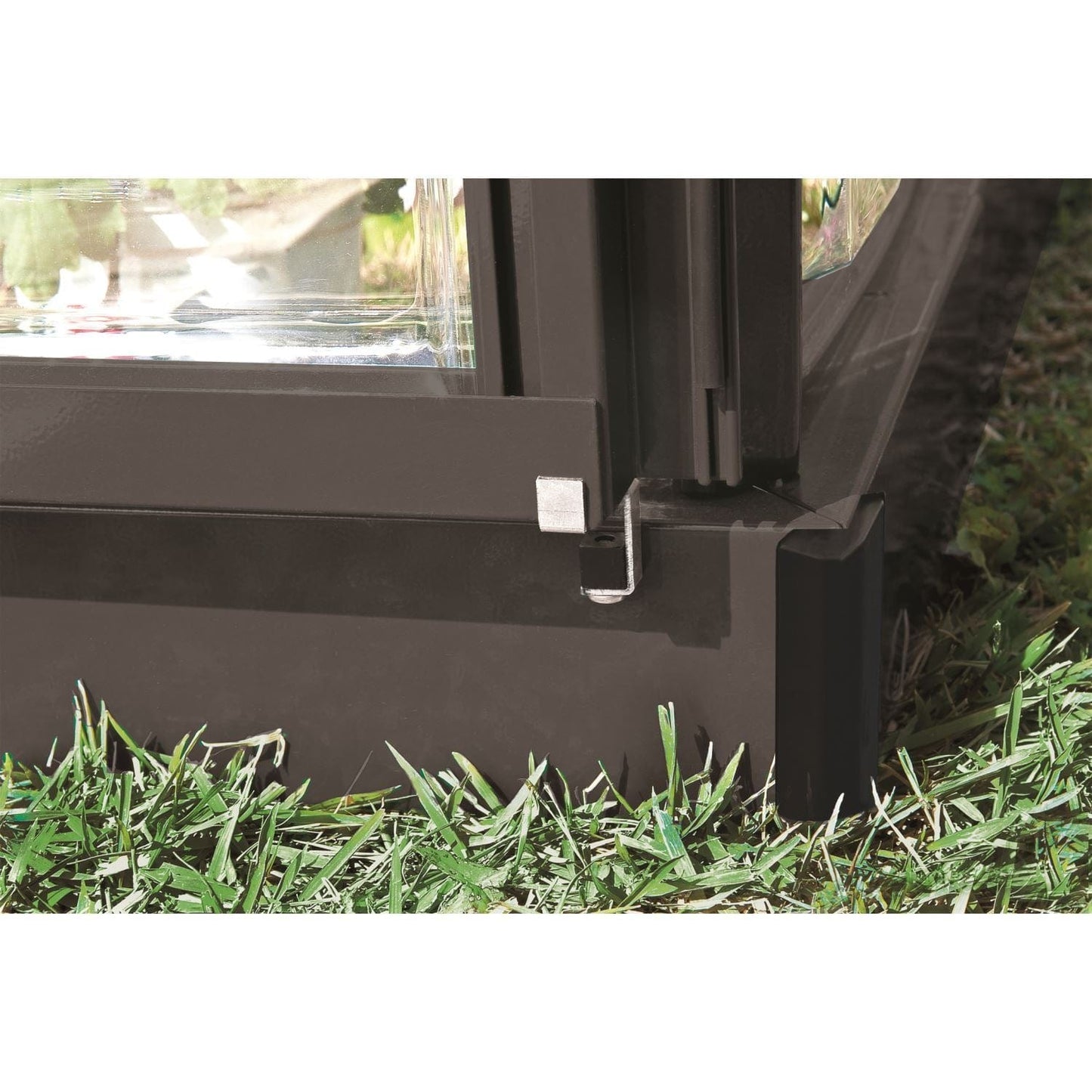 Palram - Canopia | 6x4 Ft Mythos Greenhouse Kit - Gray With 4mm Twin-wall Polycarbonate  - HG5005YGlazing