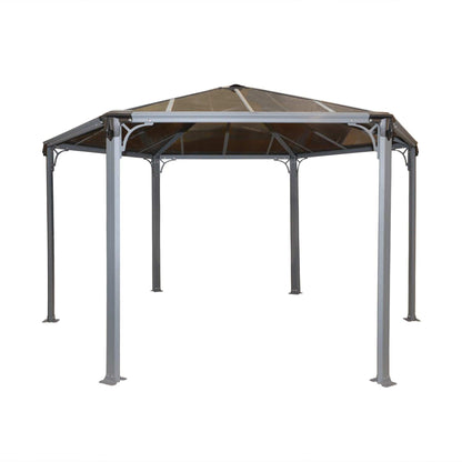 Palram - Canopia | Monaco Hexagon Garden Gazebo 13'X15' - HG9160
